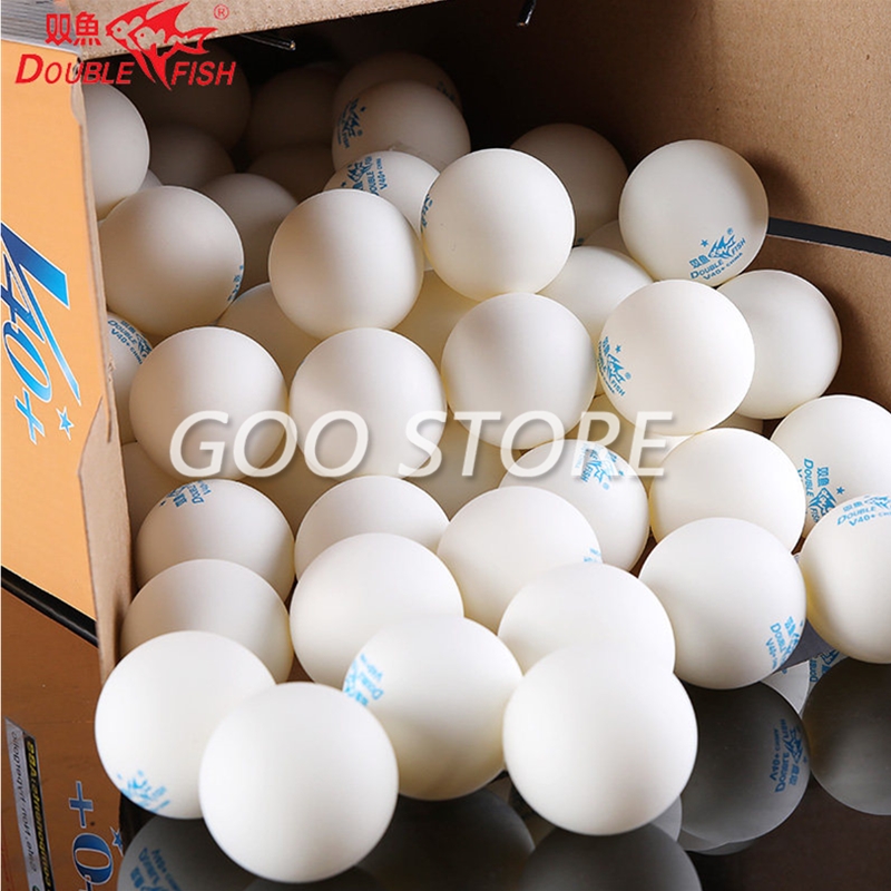 Table Tennis Video Game - 100 Bälle Double Fish V40+ 1-Star