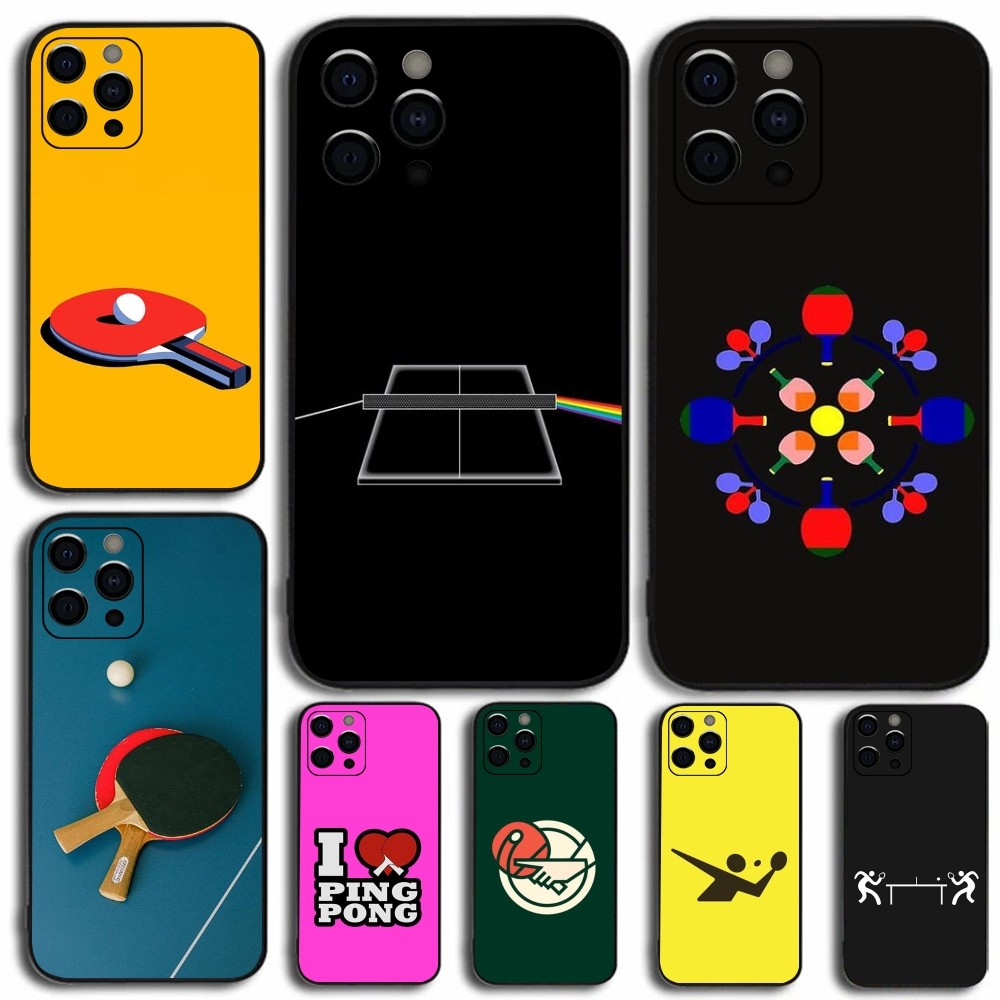 Table Tennis Animation - Tischtennisschläger Ping Pong Handyhülle für Apple