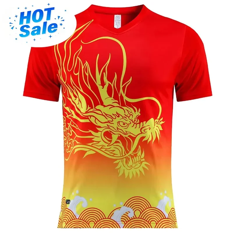 Table Tennis Training China - Team-Tischtennis-T-Shirt für Herren und Damen, Pingpong-T-Shirt,