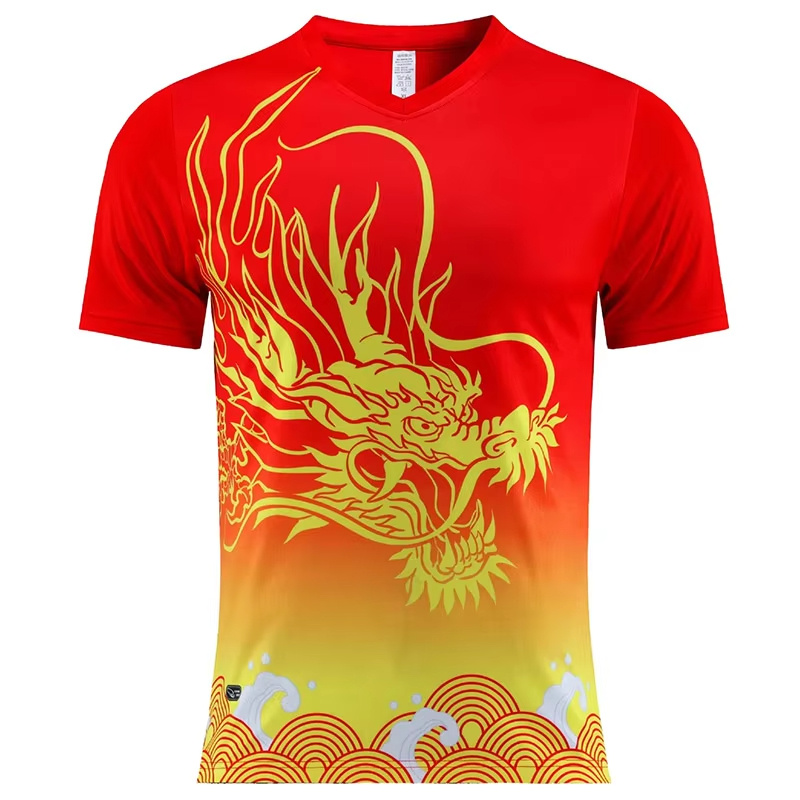Table Tennis Training China - Unisex Schnelltrocknende Tischtennis T-Shirts Team Pingpong