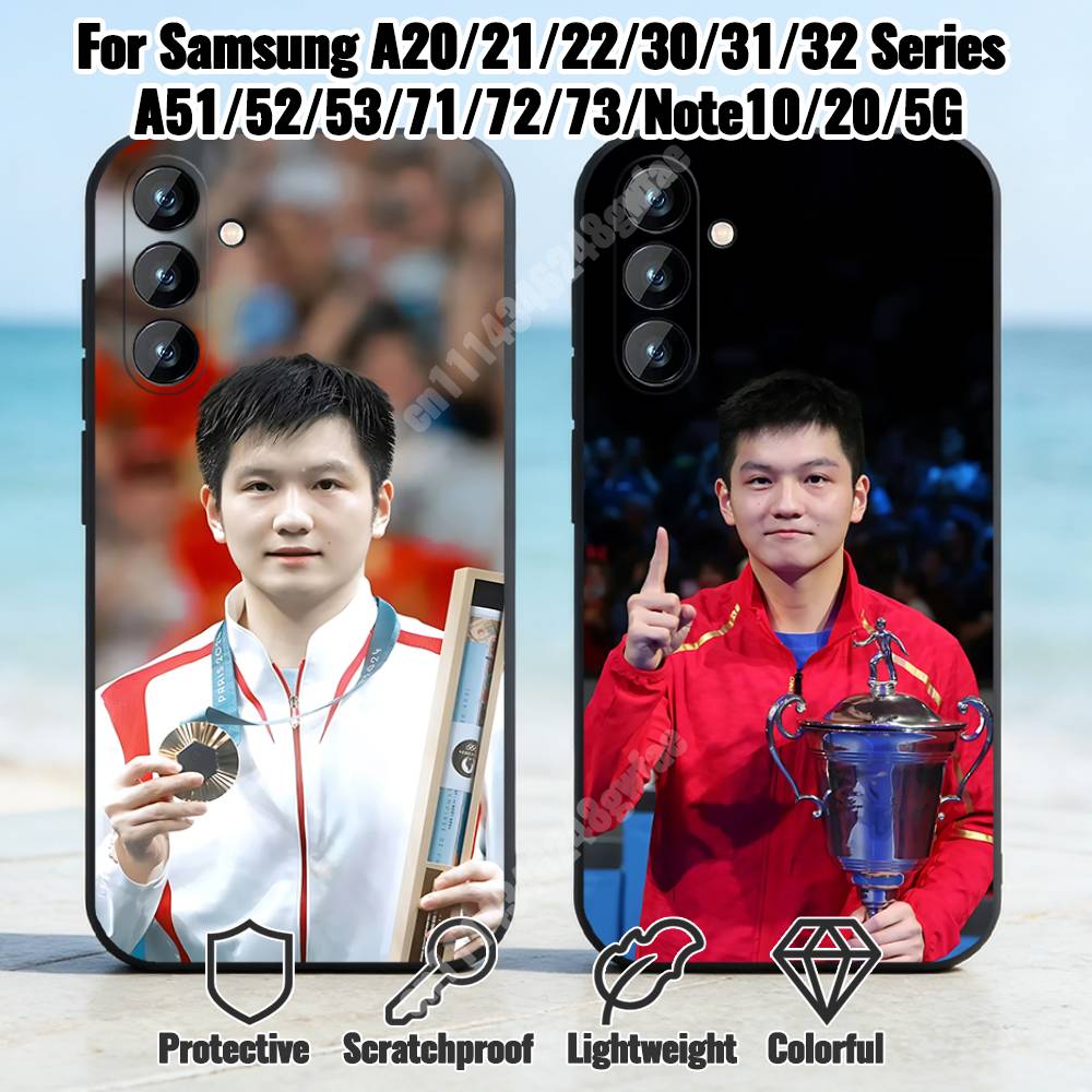 Table Tennis Animation - F-Fan Z-Zhendong Tischtennis-Handyhülle für Samsung Galaxy