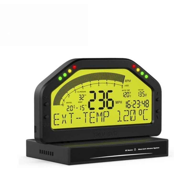Rubber Booster Speed - Rennsport-Armaturenbrett 12V Universal Multifunktional In-One Geschwindigkeits-,