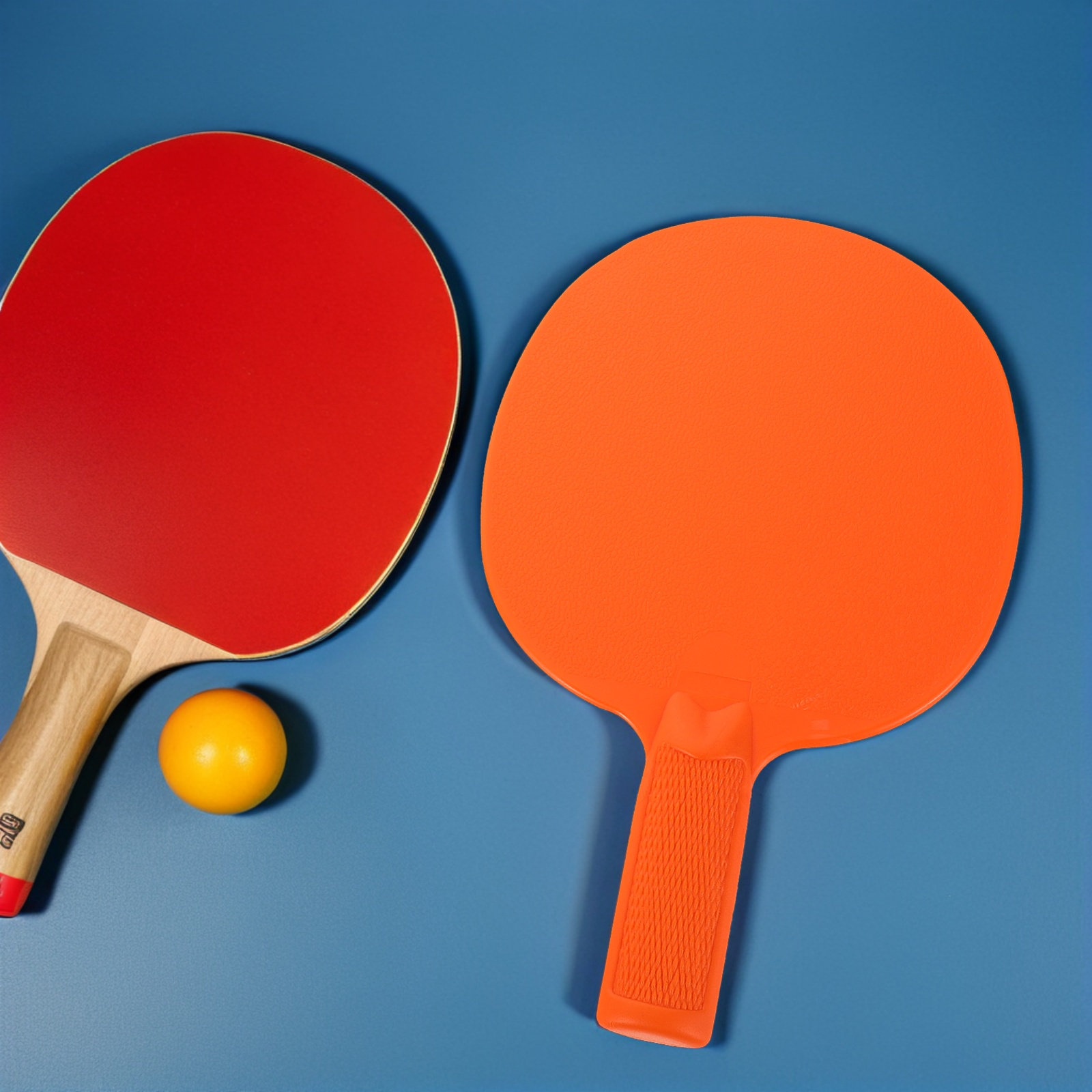 Table Tennis Is Played With A - 2-teiliges Tischtennisschläger-Set für Kinder, leichte Plastikschläger,