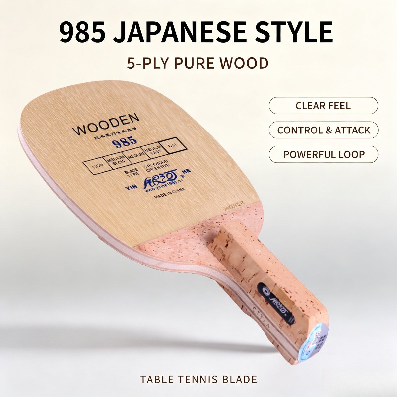YINHE 985 Japanisches Penhold  – Table Tennis Edge Bewertung und Preis