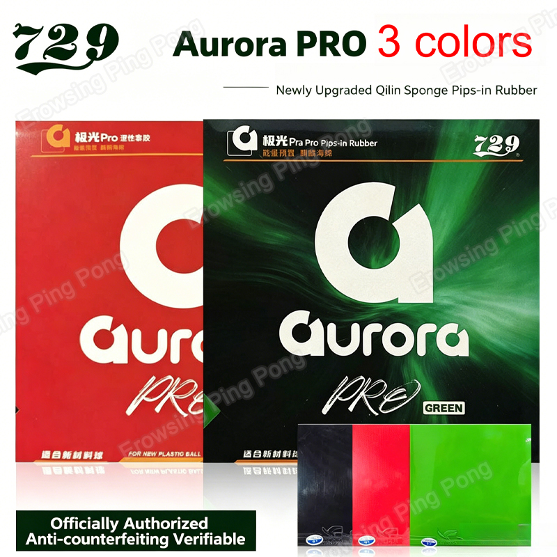 729 AURORA PRO Tischtennisbela – Table Tennis Backhand Bewertung und Preis