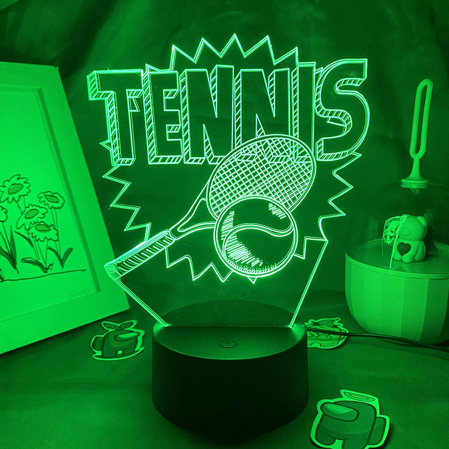Tennisspieler 3D-Illusion LED- – Table Tennis Touch Bewertung und Preis