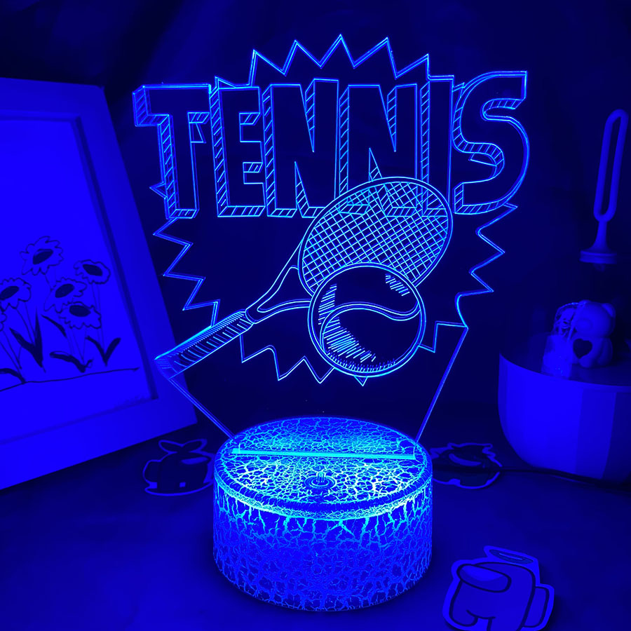 Tennisspieler 3D-Illusion LED- – Table Tennis Touch Bewertung und Preis