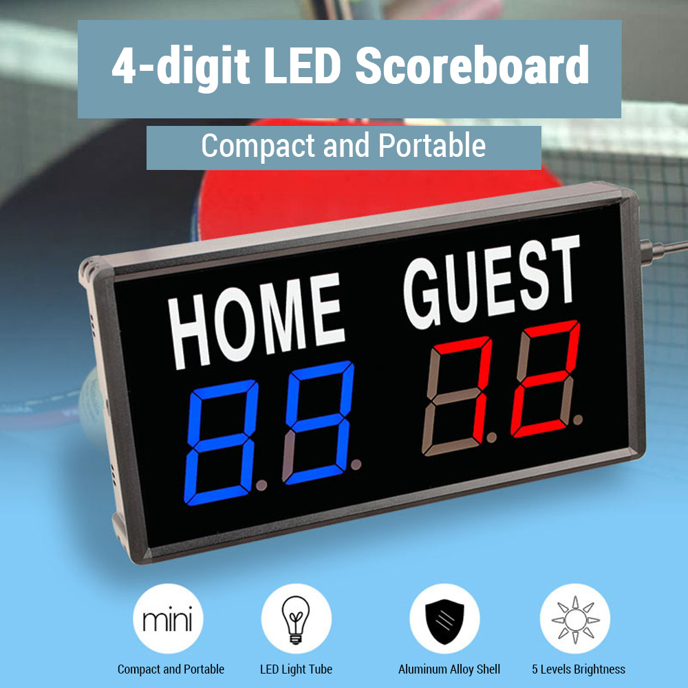 Tragbare 4-stellige LED-Anzeig – Table Tennis Score Bewertung und Preis