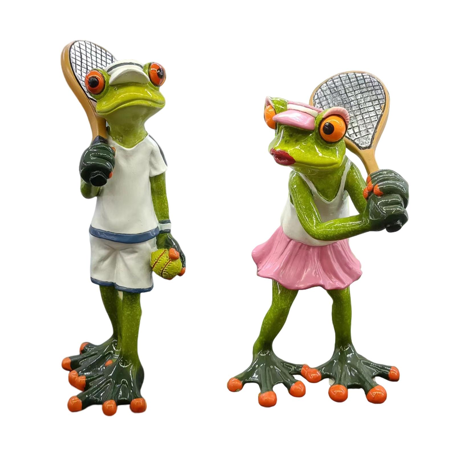 Tennis-Frosch-Statue, dekorati – Table Tennis Animation Bewertung und Preis