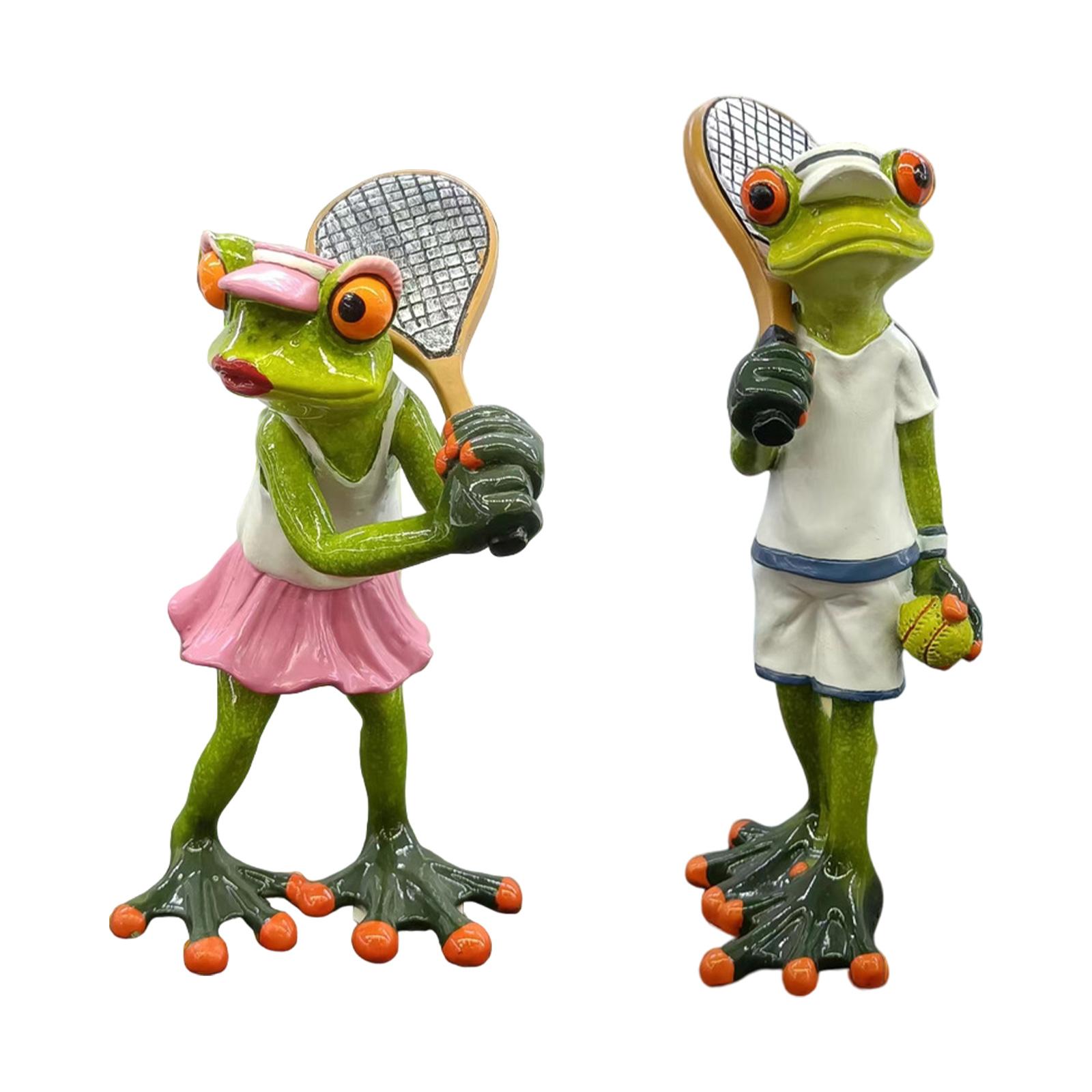 Tennis-Frosch-Statue, dekorati – Table Tennis Animation Bewertung und Preis